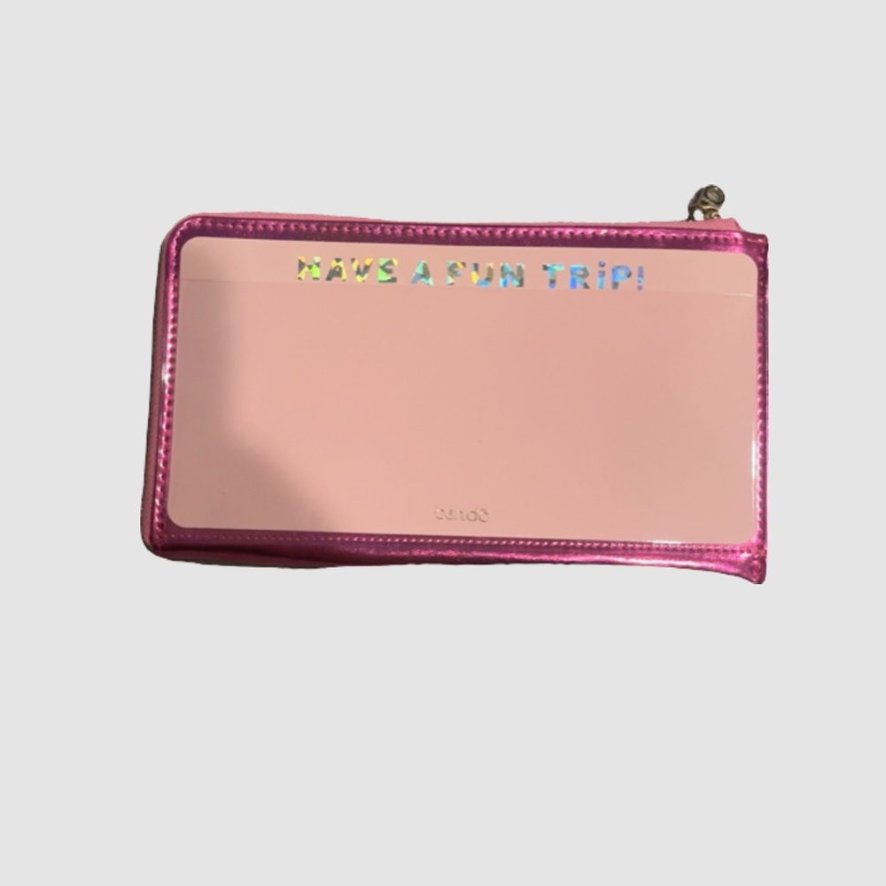 Ban.do have a fun trip getaway travel wallet metallic documents orginazer case